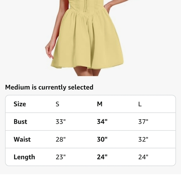 Yellow Corset Sundress - Picture 6 of 16